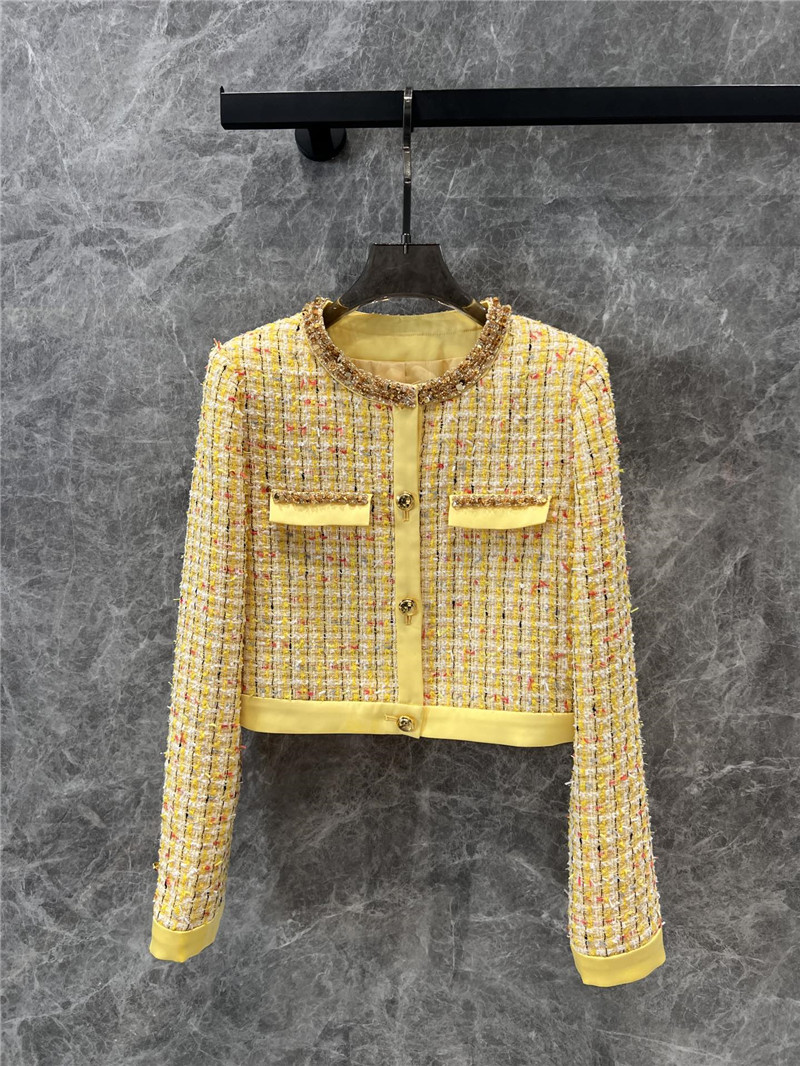 M1um1u coarse floral jacket