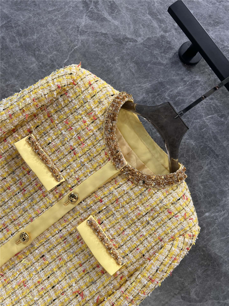 M1um1u coarse floral jacket