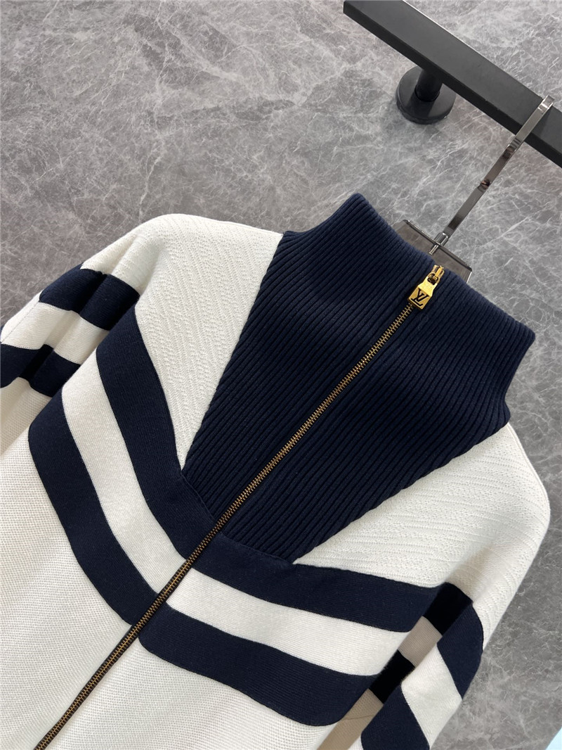 l0vis Vvtt0n lv zipper knit jacket