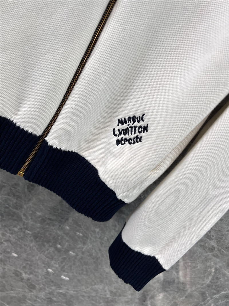 l0vis Vvtt0n lv zipper knit jacket