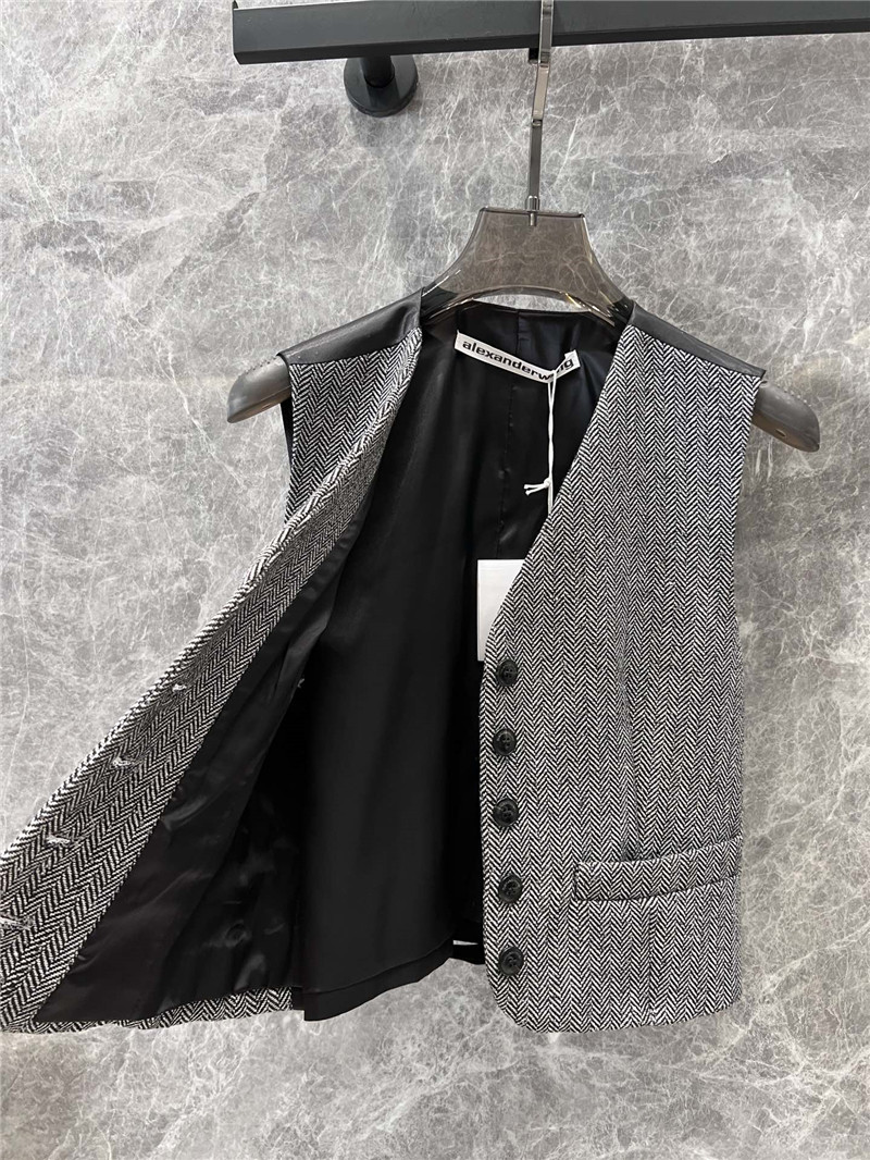 A1exa*der wang patchwork suit vest