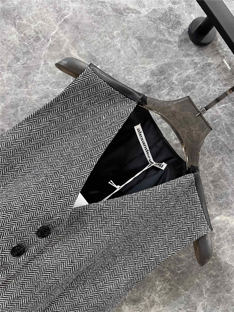 A1exa*der wang patchwork suit vest