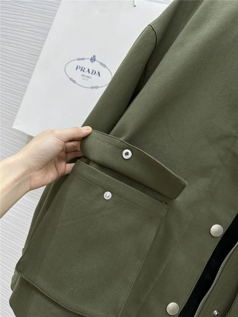 Pra*a crew neck jacket