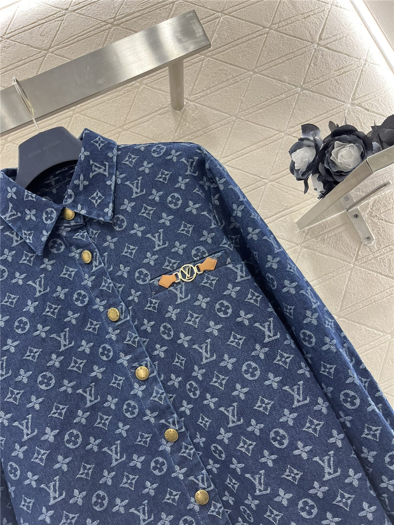 l0vis Vvtt0n lv lapel denim jacket