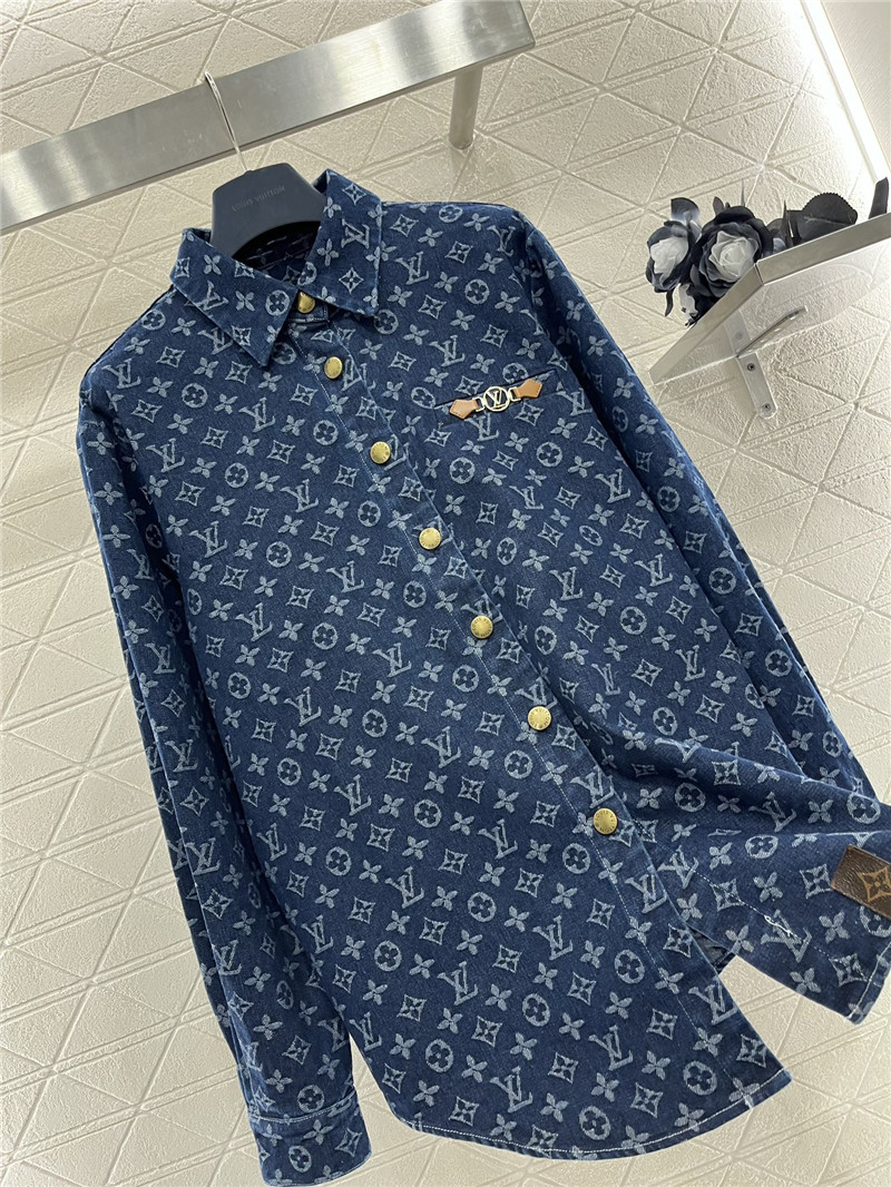 l0vis Vvtt0n lv lapel denim jacket