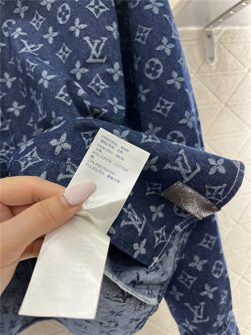 l0vis Vvtt0n lv lapel denim jacket