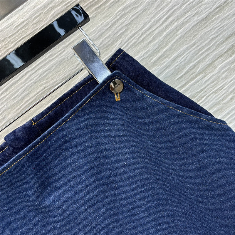 F**di high waist denim maxi skirt