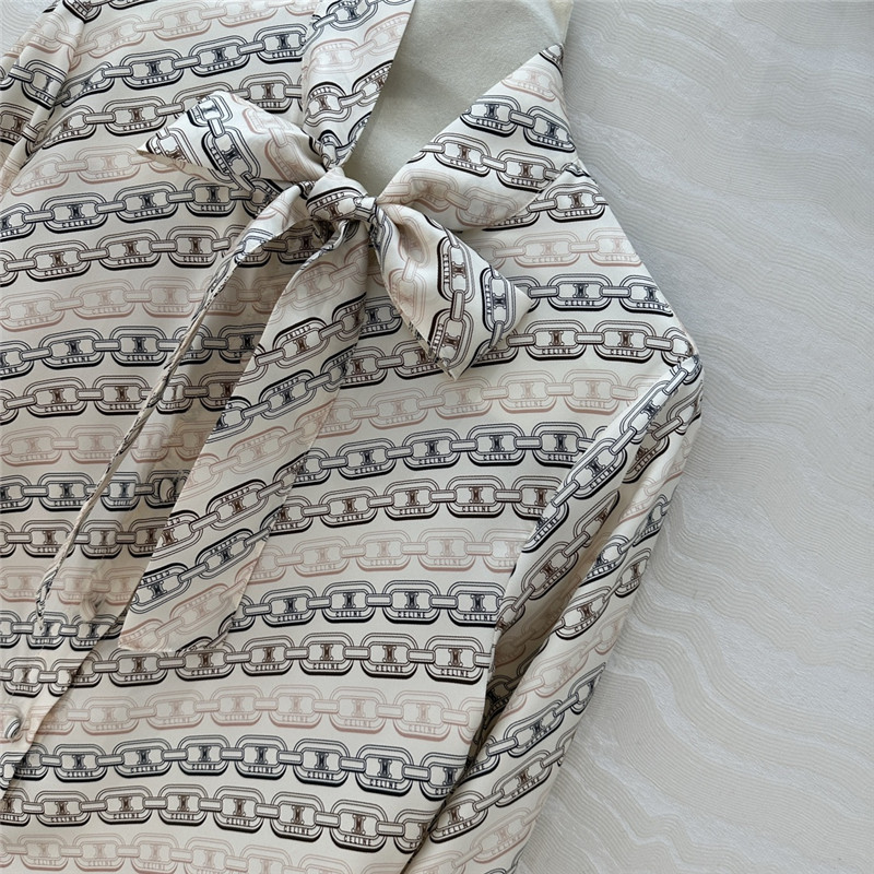 Ce1i*e printed silk shirt