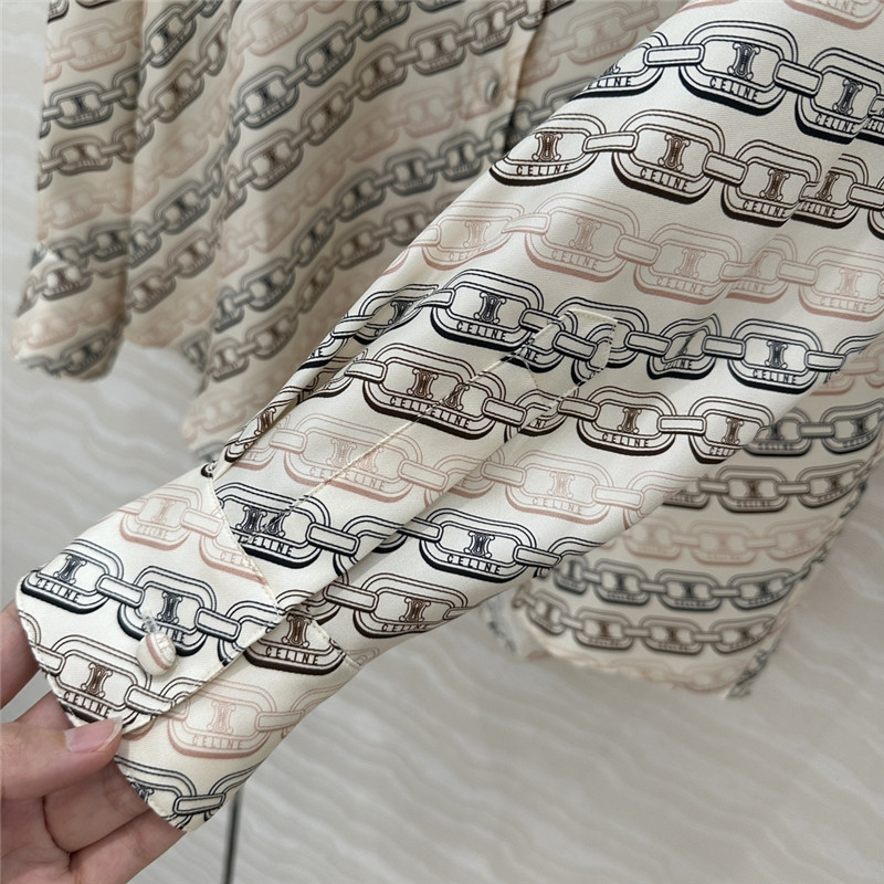 Ce1i*e printed silk shirt