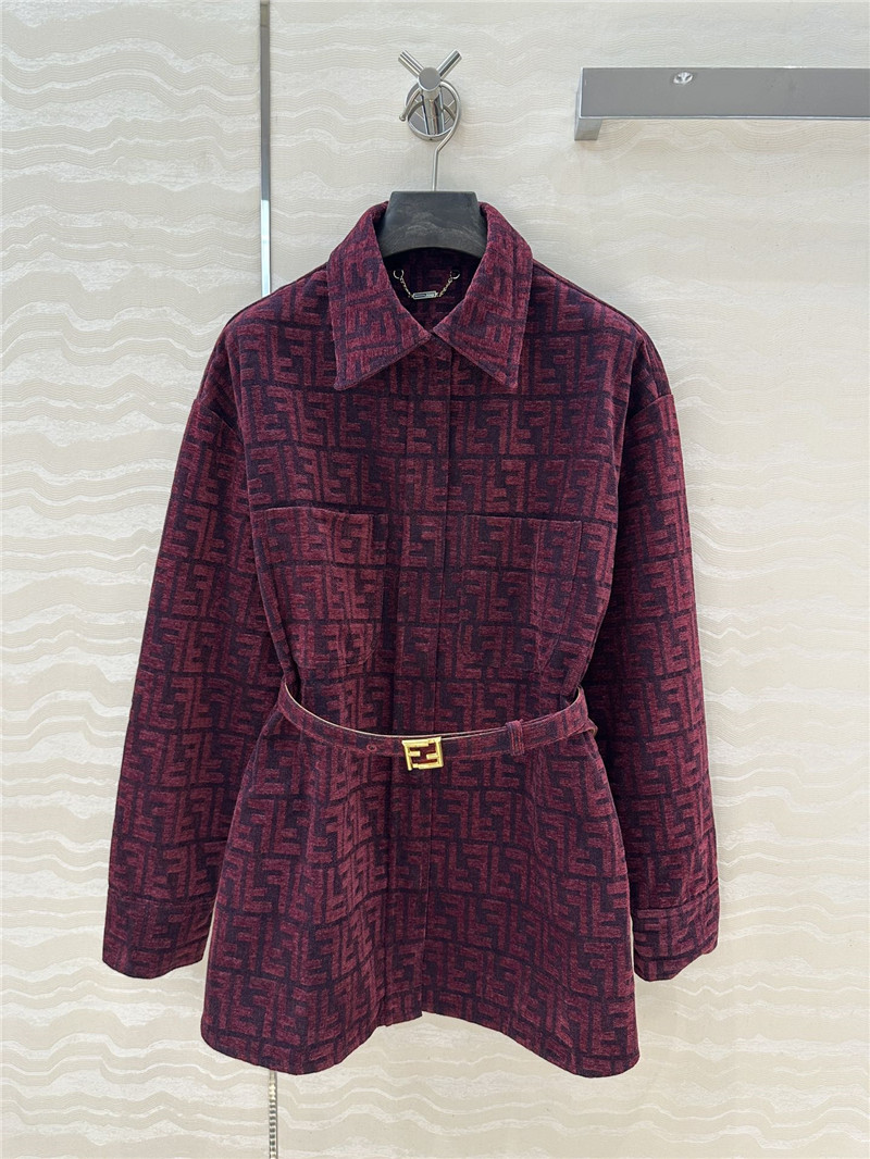 F**di monogram jacket