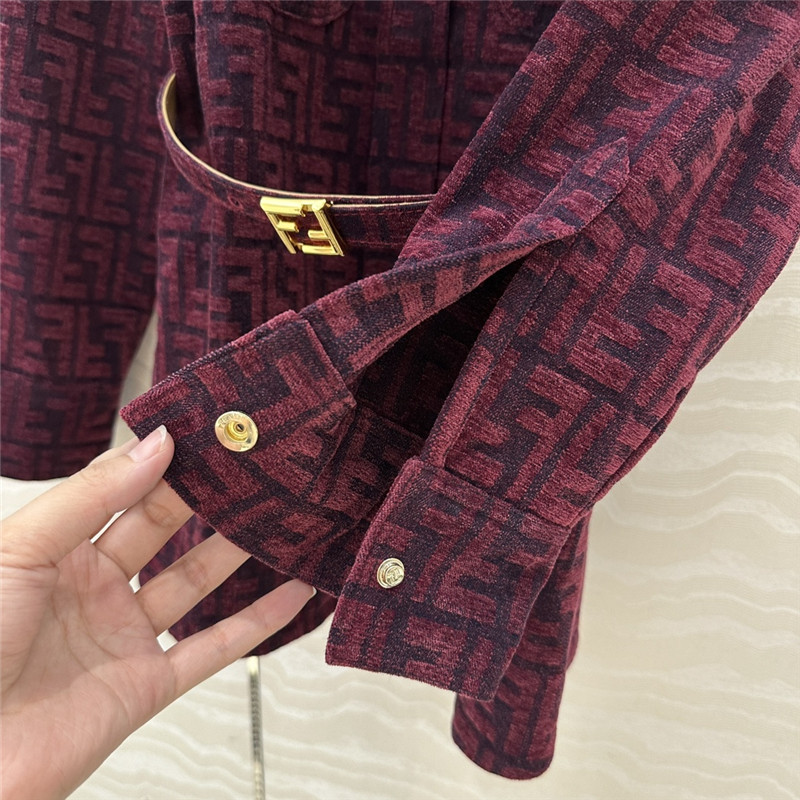 F**di monogram jacket