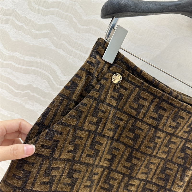 F**di monogram skirt