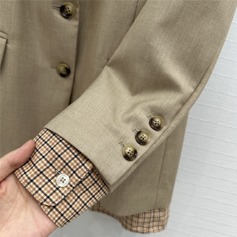 M1um1u fake two piece suit jacket