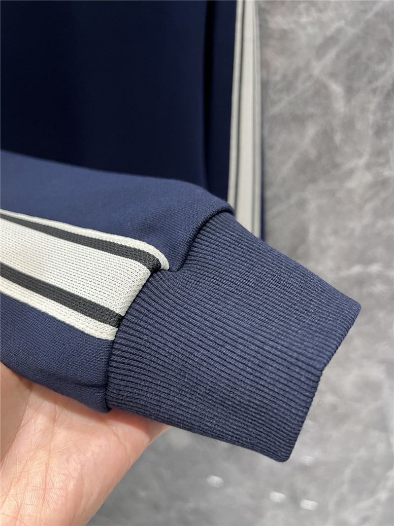 Ce1i*e contrast raglan knit sweater navy/white