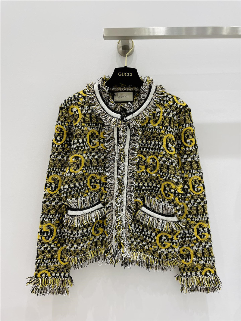 Gvc*1 wool mohair gg cardigan in multicolor