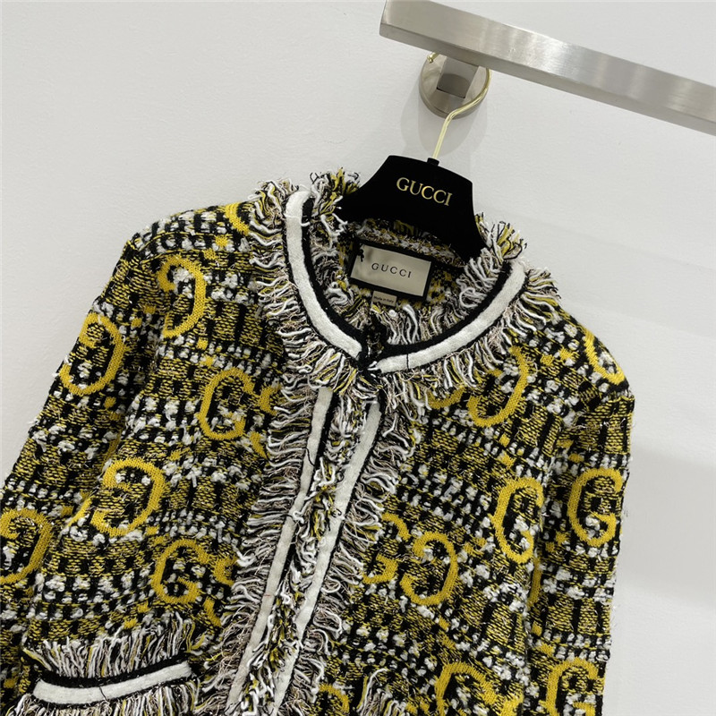 Gvc*1 wool mohair gg cardigan in multicolor
