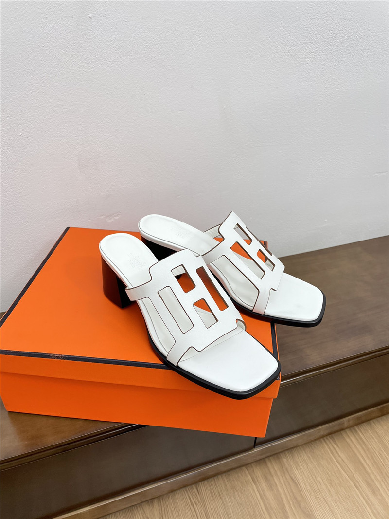 H**me5 izzy 60 blanc sandals blanc calfskin