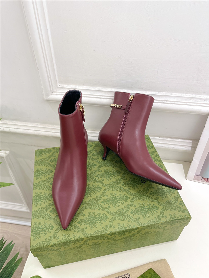 Gvc*1 signoria 40mm burgundy ankle boot