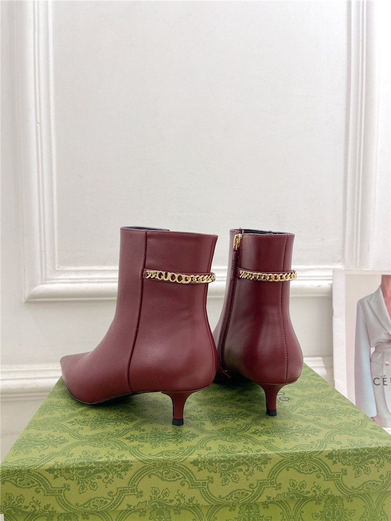 Gvc*1 signoria 40mm burgundy ankle boot