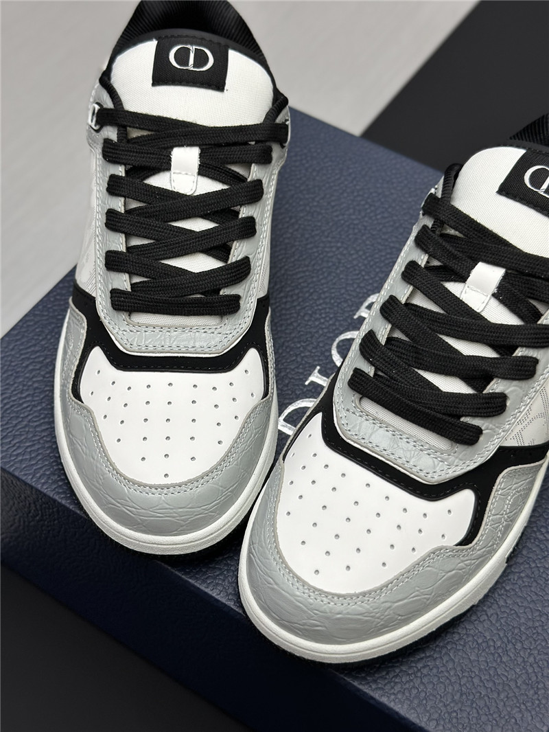 D10r b27 low-top sneakers gray white