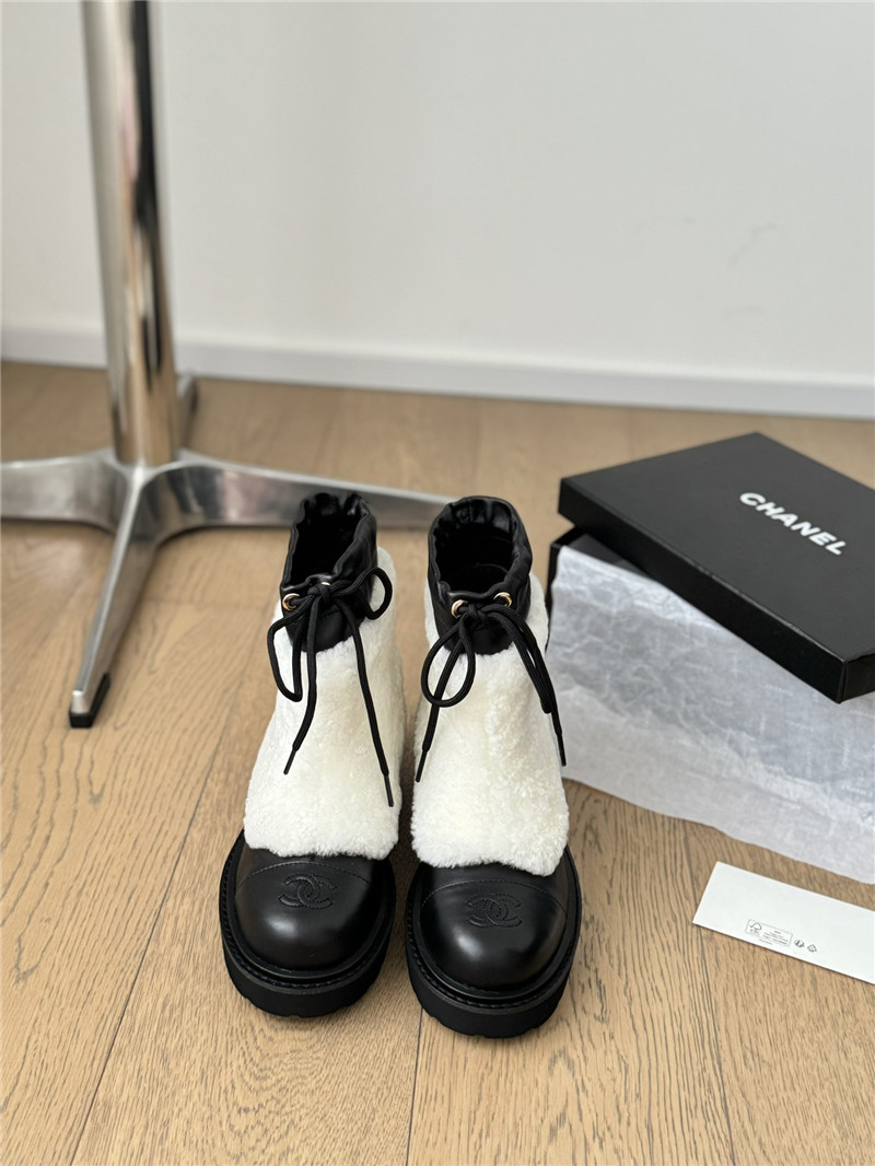 Ch**el wool ankle boots