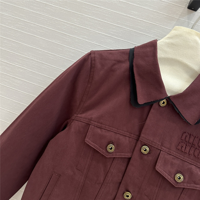 M1um1u lapel jacket