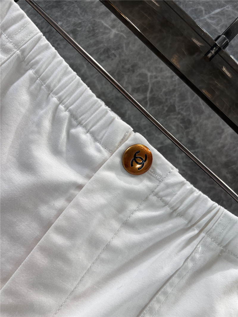 Ch**el pocket cargo wide-leg pants