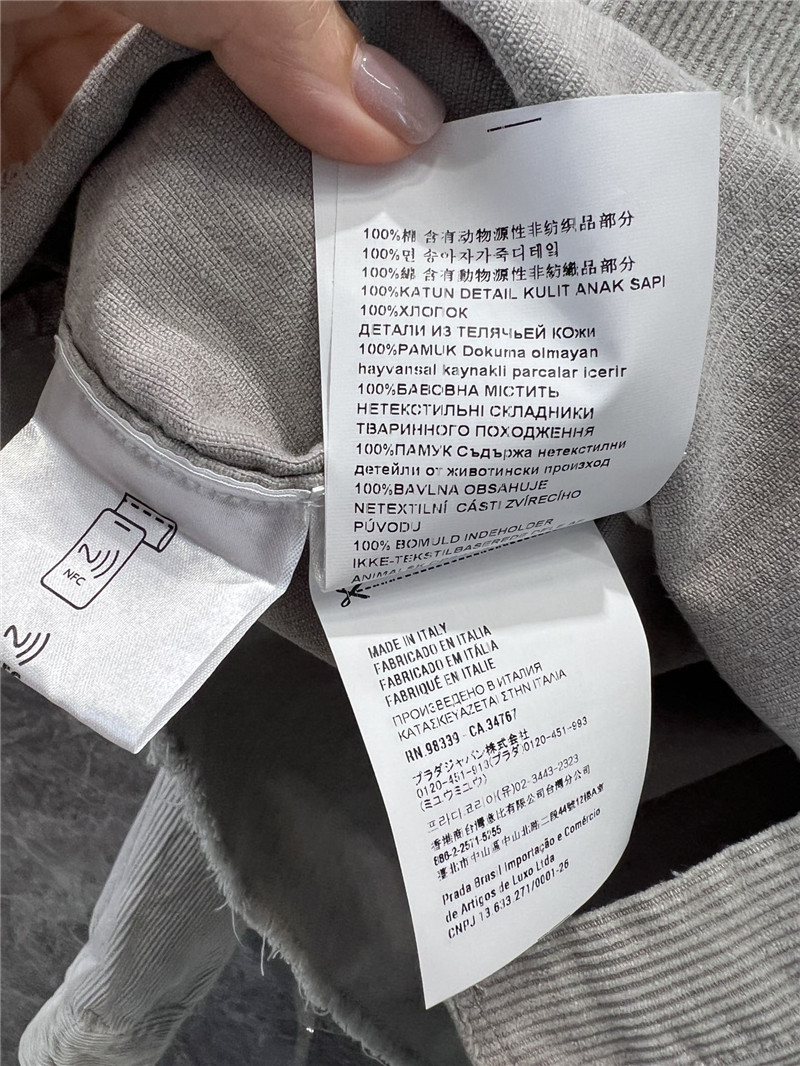 M1um1u corduroy shirt jacket