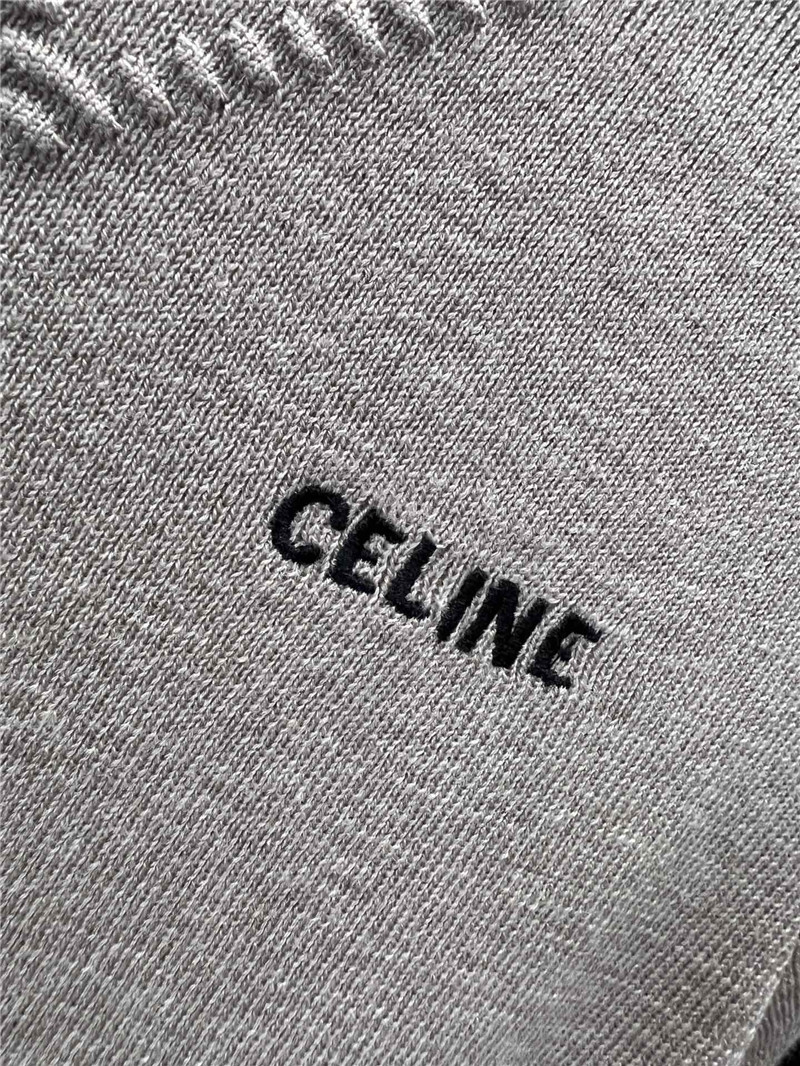 Ce1i*e contrast raglan knit sweater beige/black