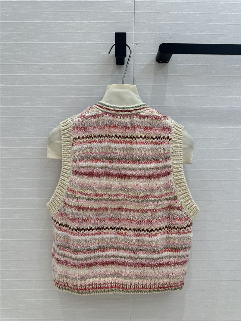 Ch**el pattern knitted vest