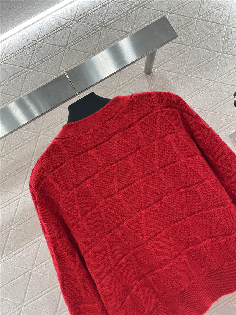 Va1e*ntin0 toile iconographe cardigan red