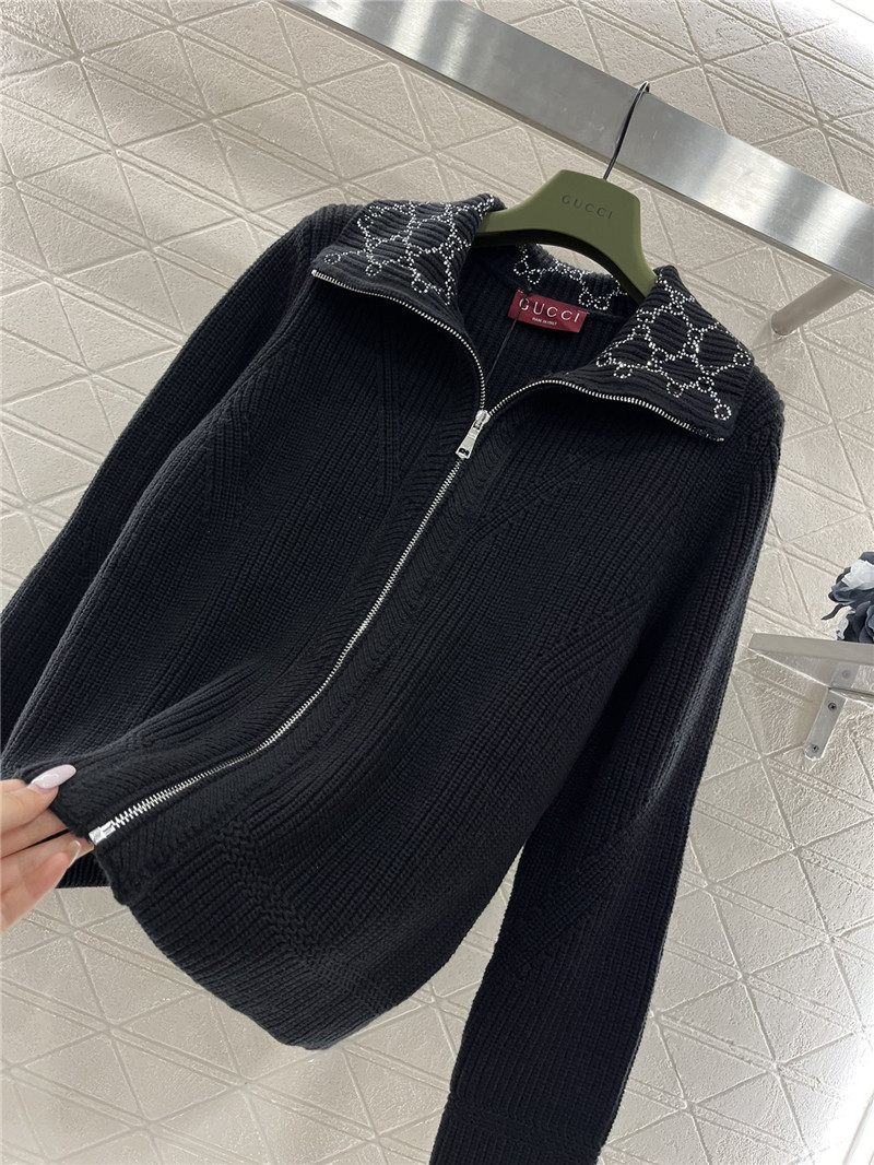 Gvc*1 zipper sweater jacket