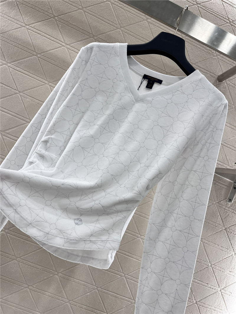 l0vis Vvtt0n lv velvet bottoming shirt