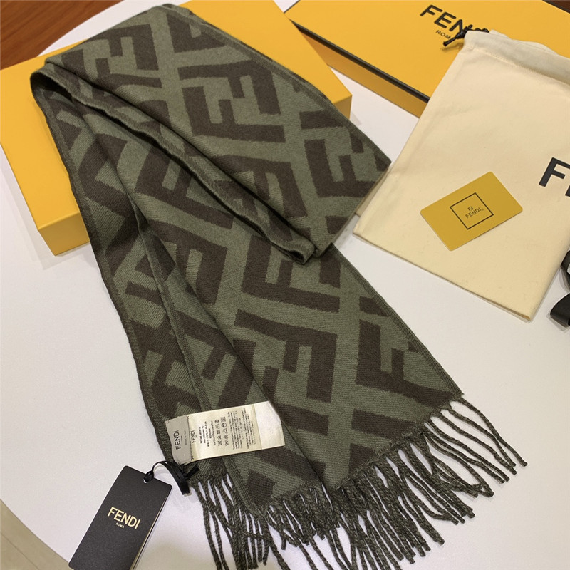 F**di cashmere scarf shawl