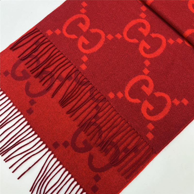 Gvc*1 cashmere jacquard scarf