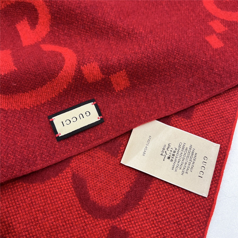 Gvc*1 cashmere jacquard scarf