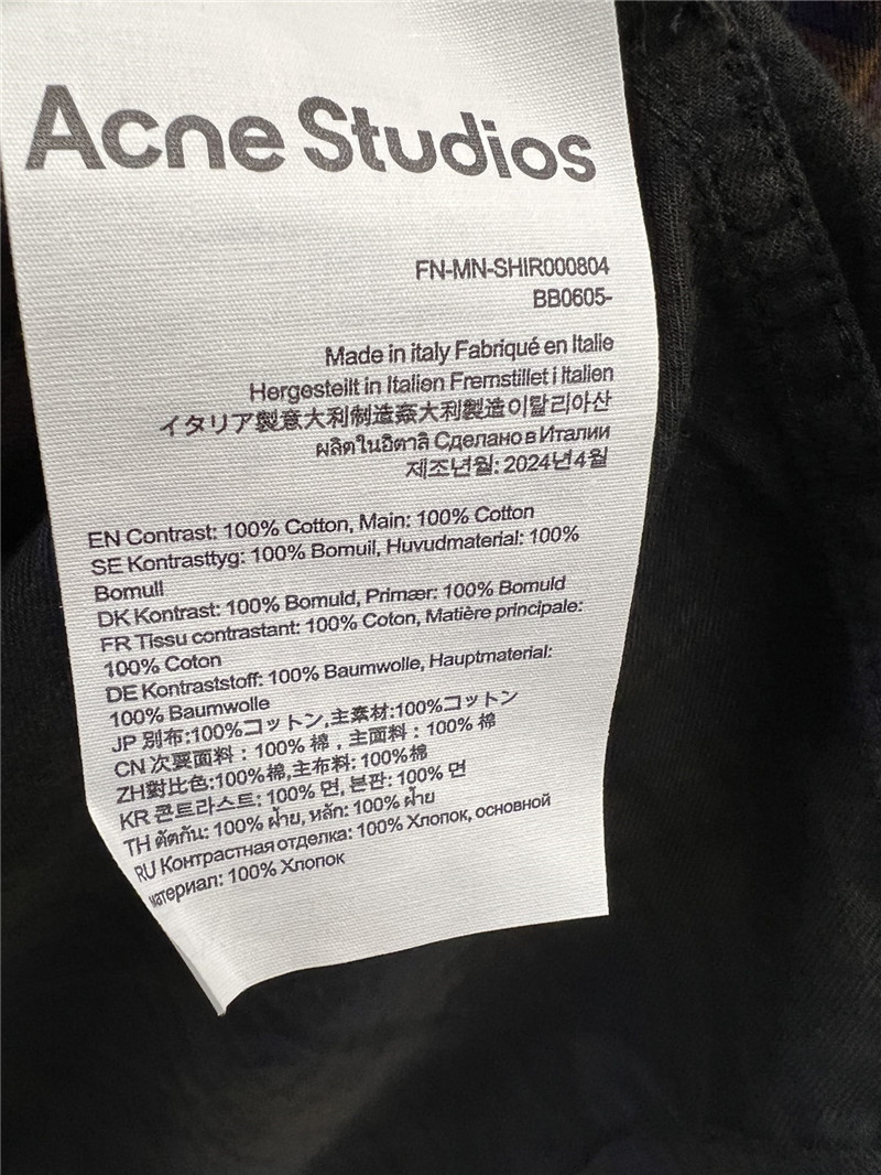 acne studios hooded shirt
