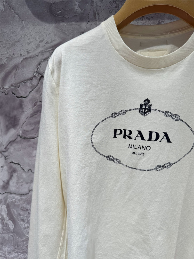 Pra*a printed long sleeve t-shirt