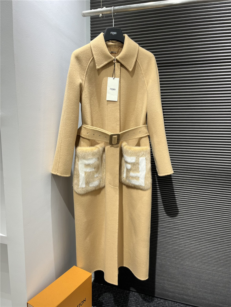 F**di cashmere coat