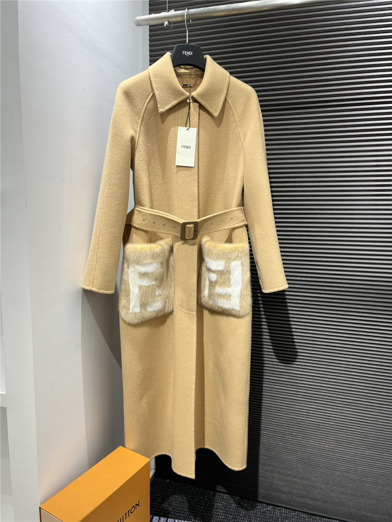 F**di cashmere coat