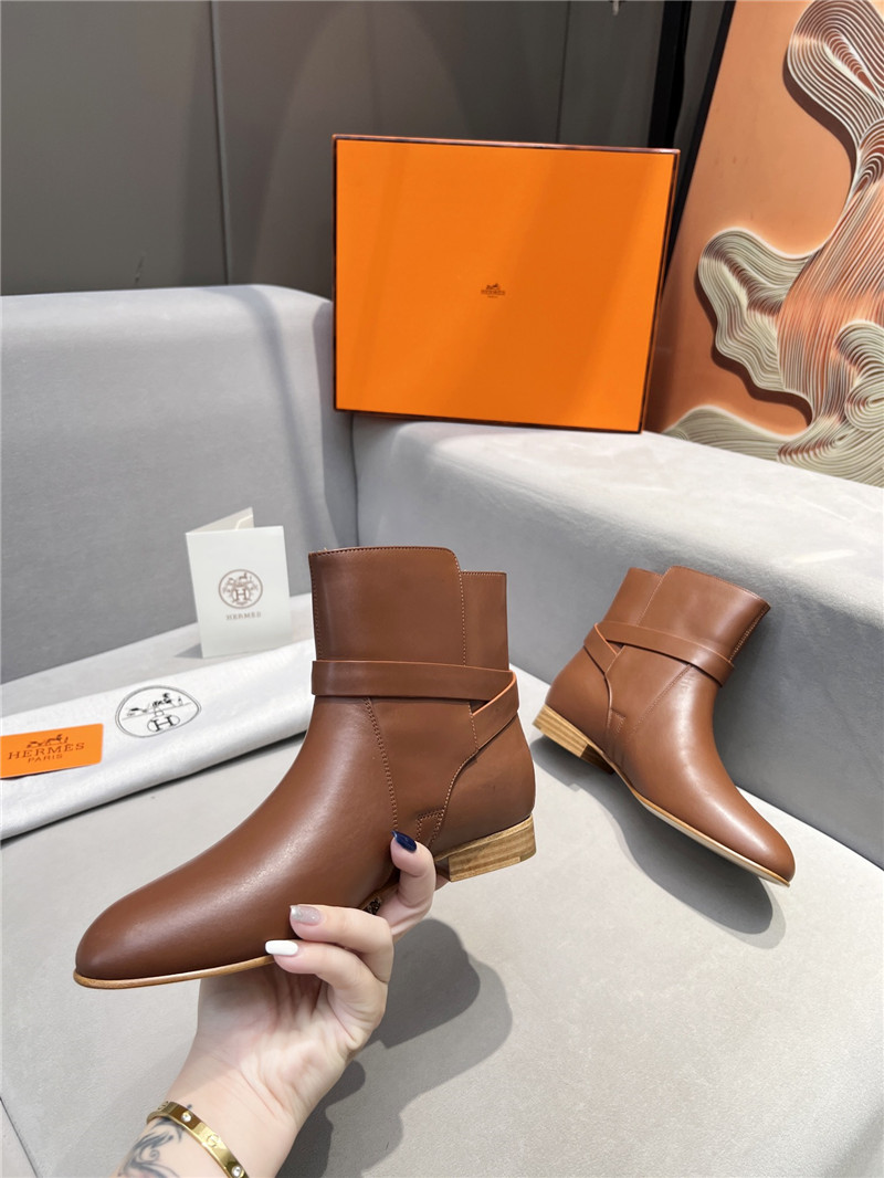 H**me5 neo brown women’s ankle boots