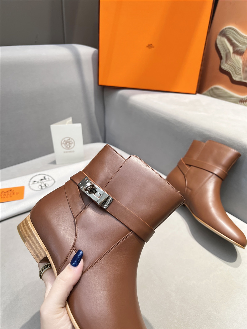 H**me5 neo brown women’s ankle boots