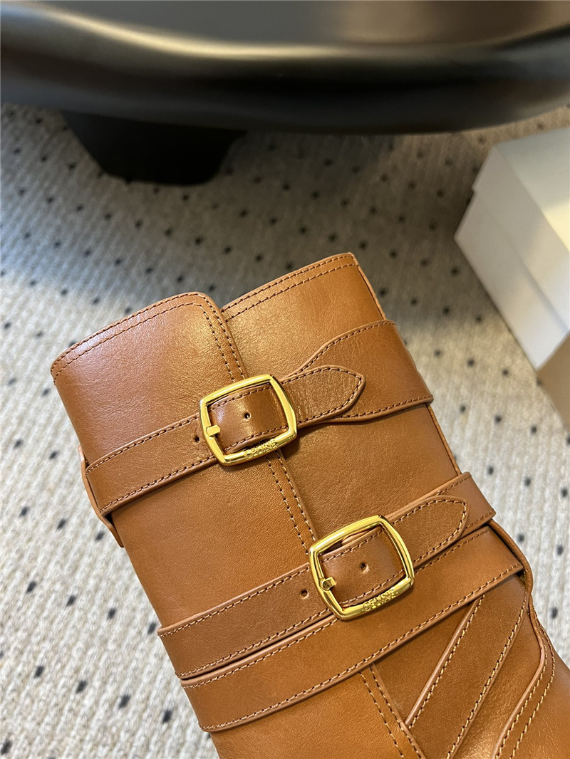 Ce1i*e lyra triple buckles boot in calfskin