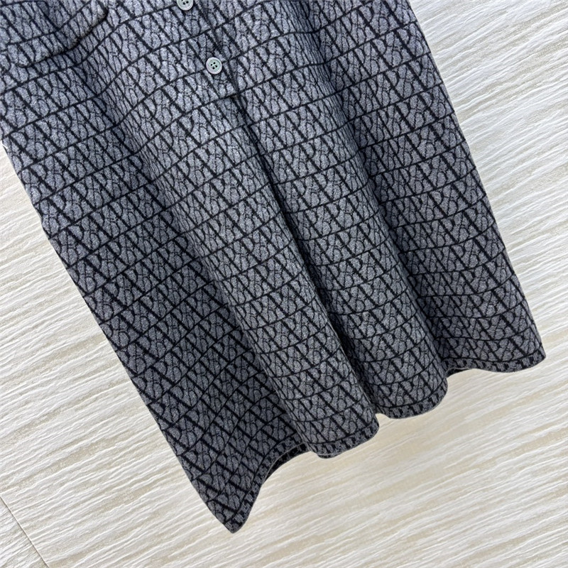 Va1e*ntin0 black toile iconographe cardigan dress