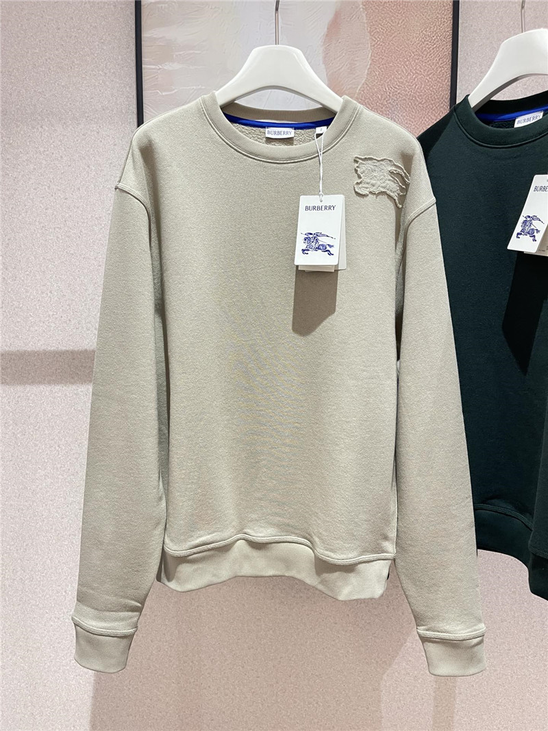 Bv*b*rry crocodile patch sweatshirt grey