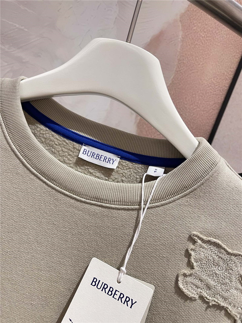 Bv*b*rry crocodile patch sweatshirt grey