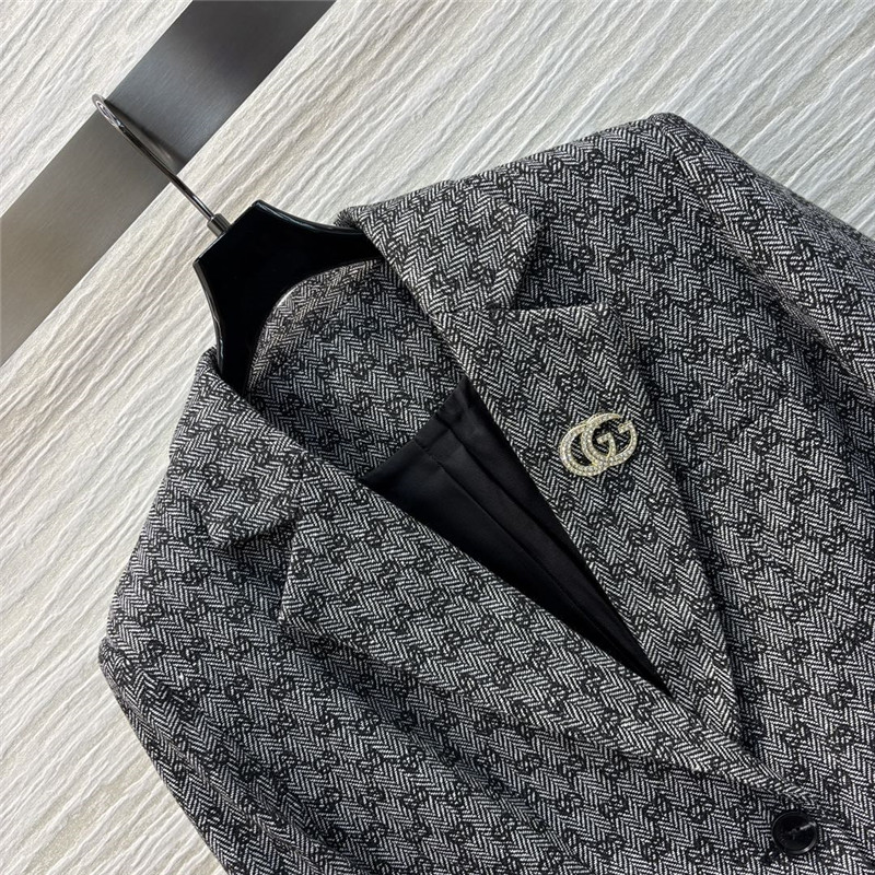 Gvc*1 lapel suit jacket