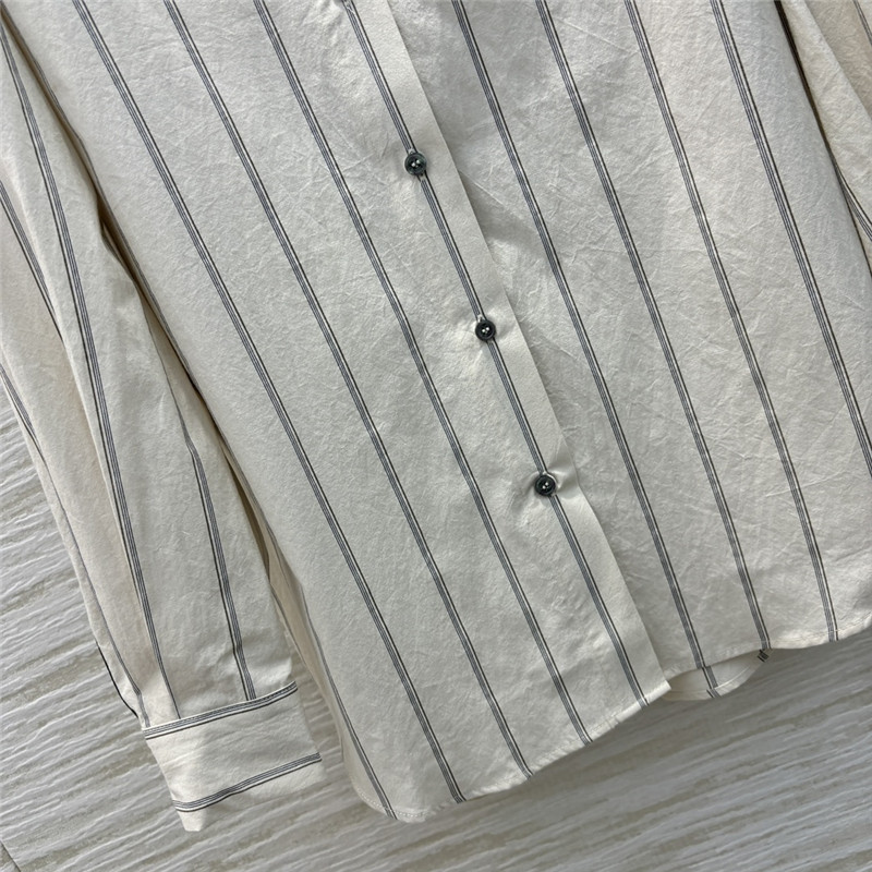 M1um1u vertical striped shirt