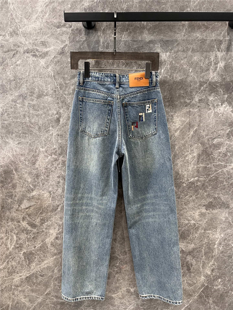 F**di denim trousers