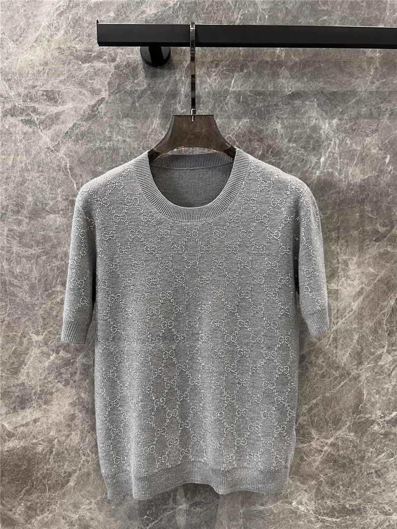 Gvc*1 gg rhinestone jumper grey